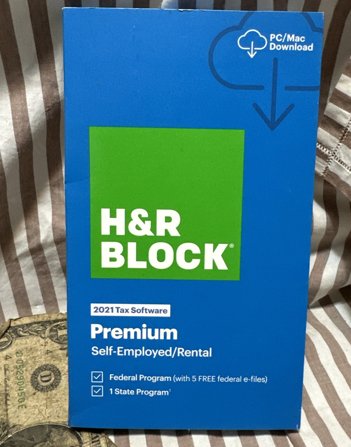 New 2021 H&R Block Tax Software Premium Edition for PC/MAC [Key Card] USA 2021