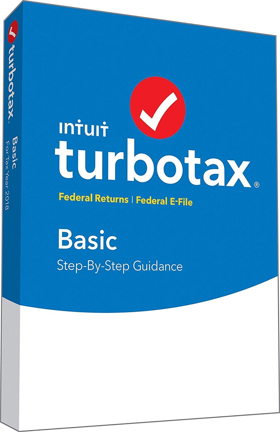TurboTax Basic Federal 2018 Win/Mac | CD + Full Updates | #1 Install Expert
