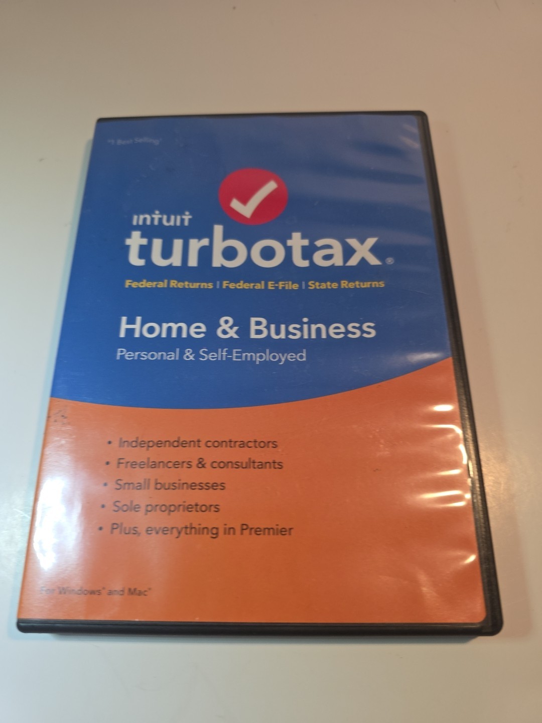 Intuit Turbo Tax 2016 Home and Business Software CD And Case