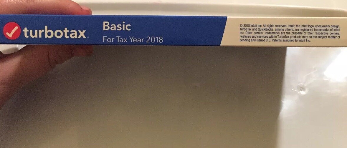 Intuit Turbotax Basic 2018 Federal Returns/Federal E-file *new/sealed*