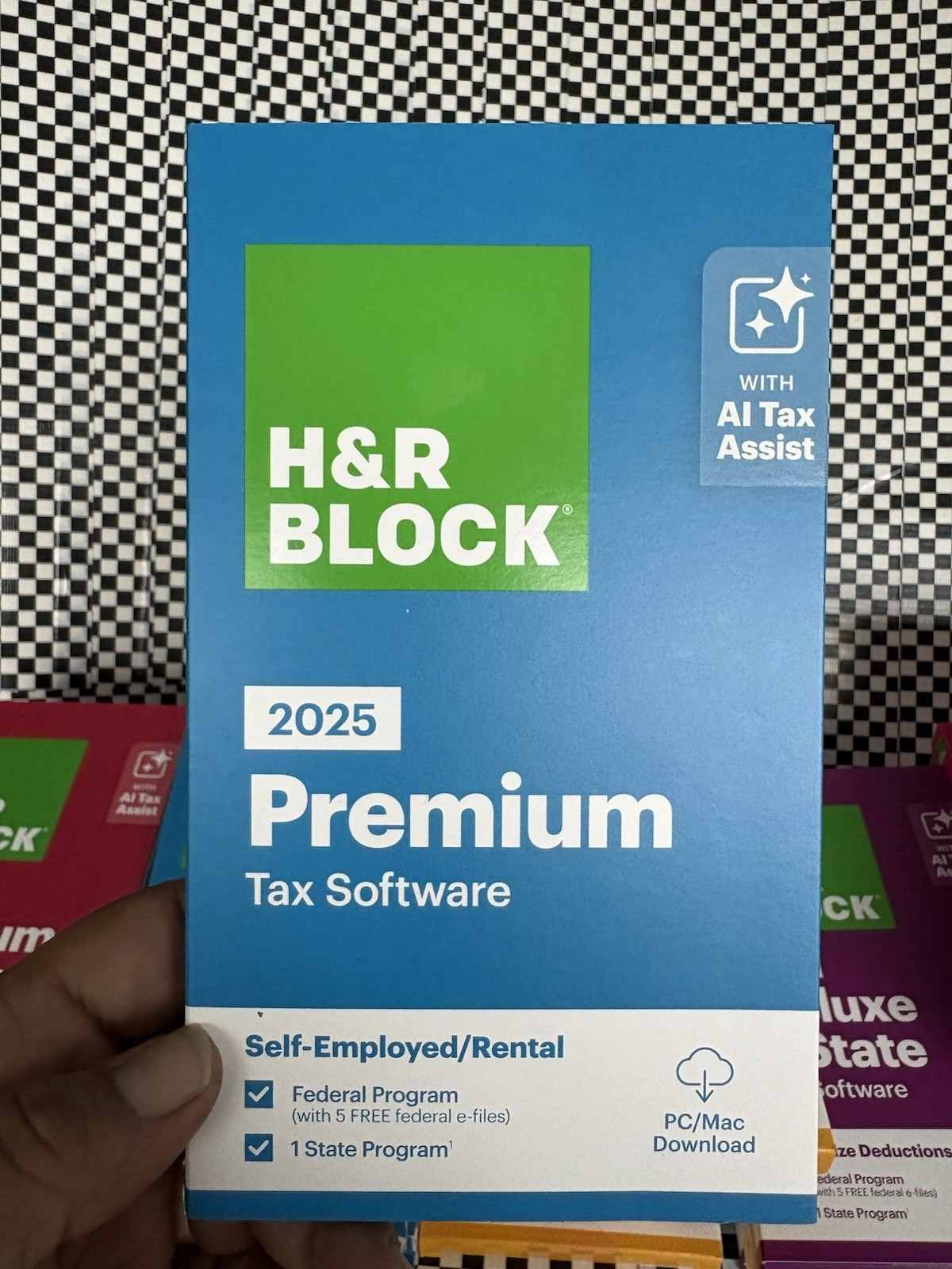 NEW 2025 H&R Block Tax Software Premium for Apple/Mac [Key Card]