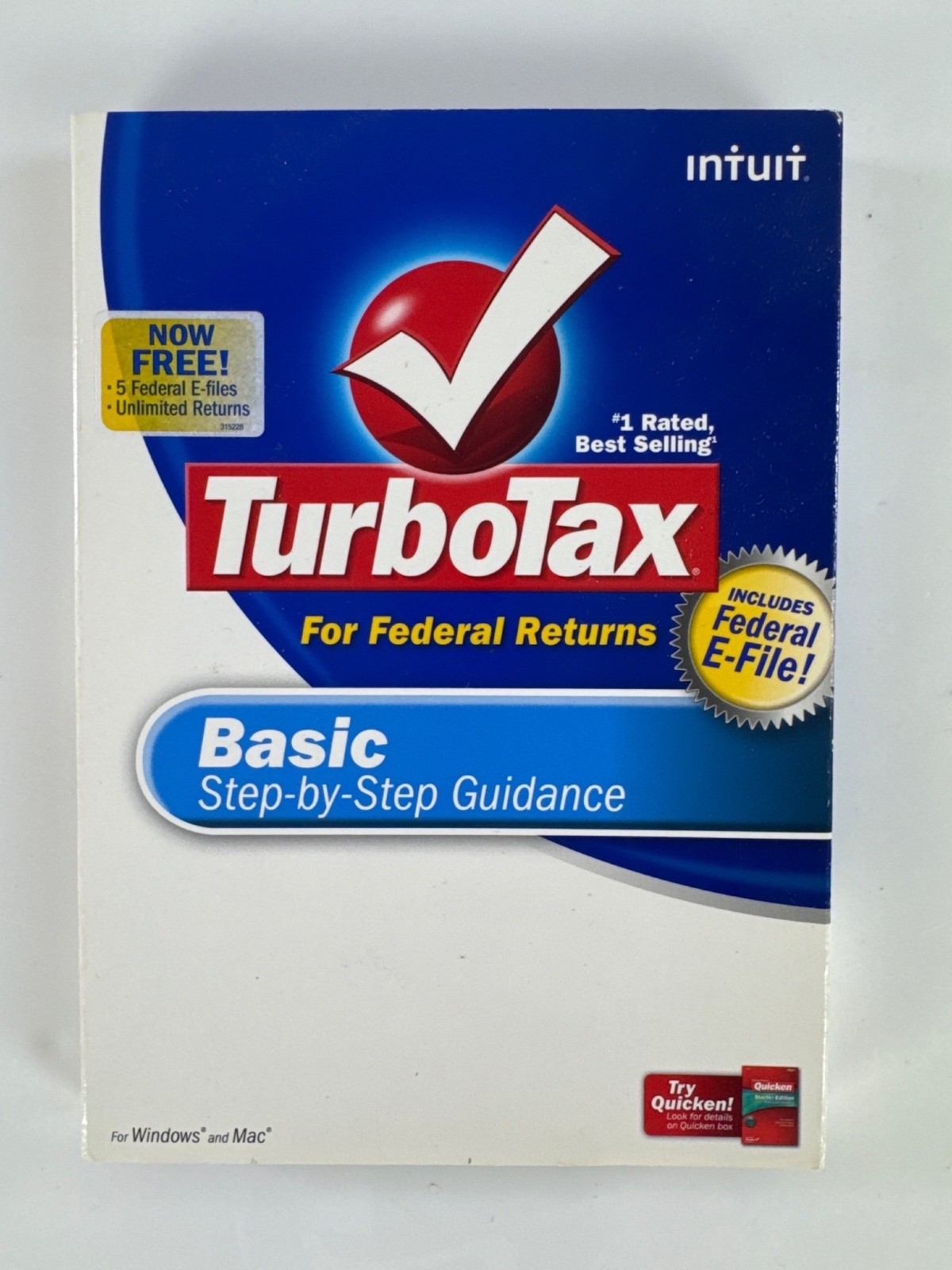 2008 TurboTax Basic for Federal Returns for Windows and Mac