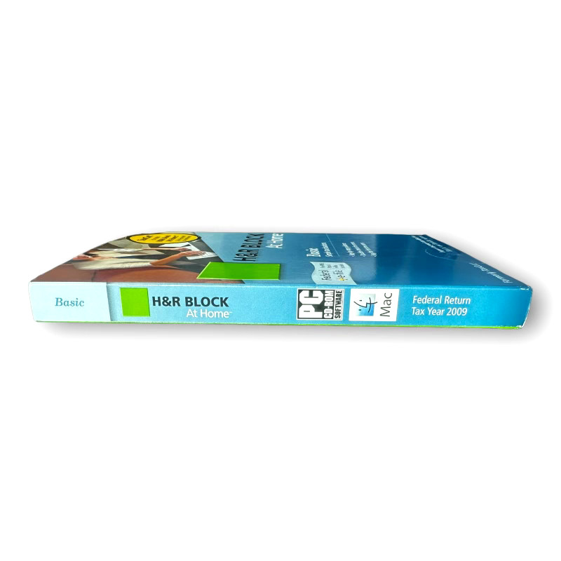H&R Block at Home Basic 2009 for Windows & MAC NEW SEALED
