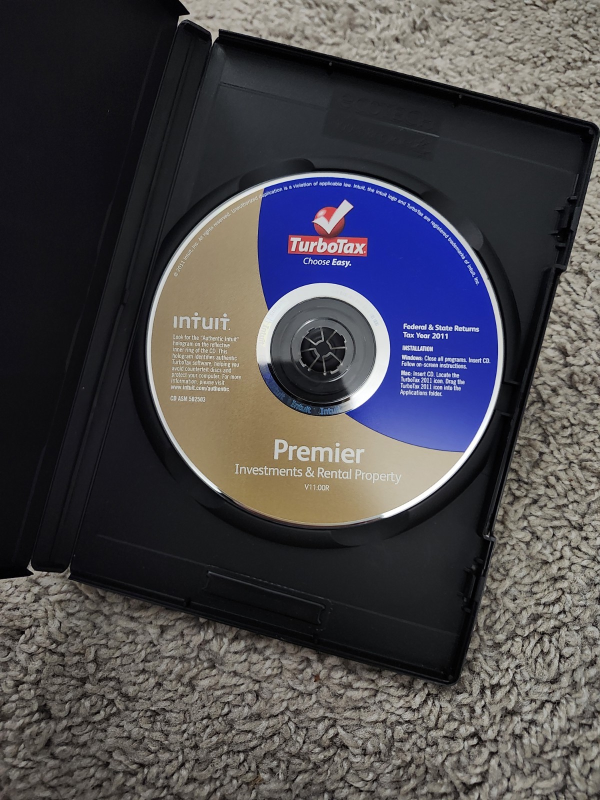Intuit TurboTax Premier 2011: Federal & State (Investments, Rental Property)