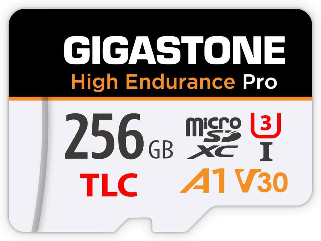 【5 Yrs Free Data Recovery】【Dash Cam】 256GB Micro SD Card, TLC High Endurance Pr