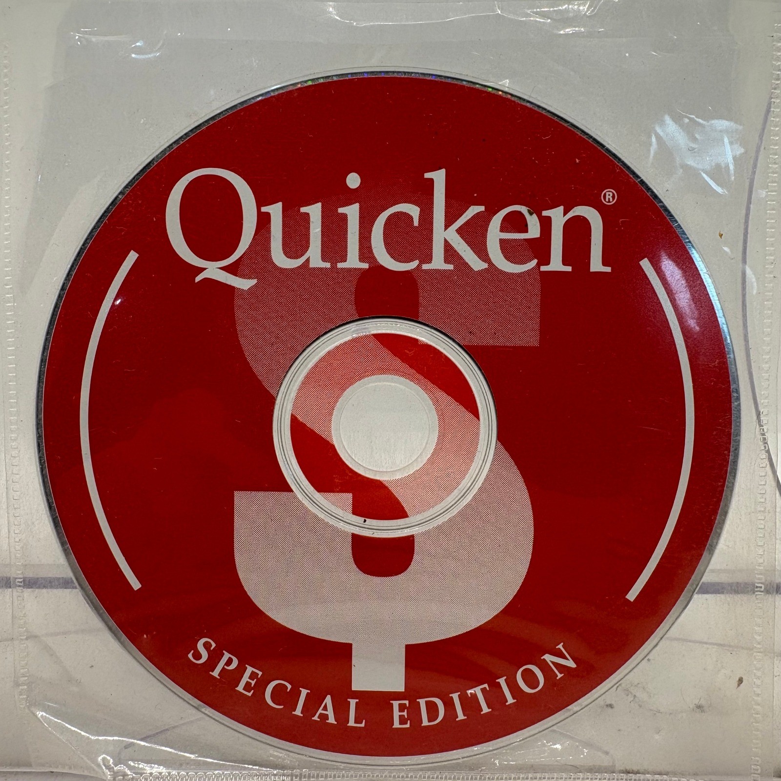 Quicken Special Edition Personal Finance Budgeting Software CD-ROM Red Disc