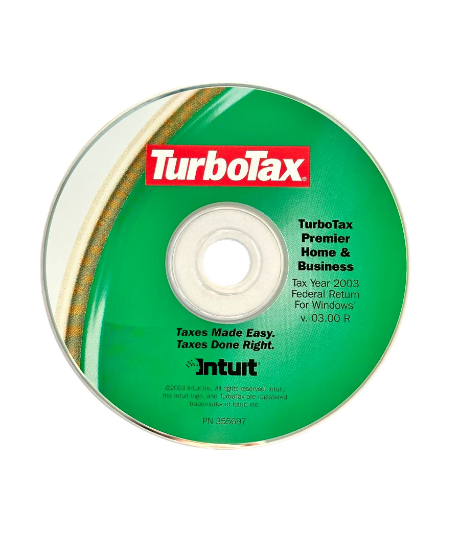 TurboTax Premier Home & Business Tax Year 2003 Federal Return for Windows