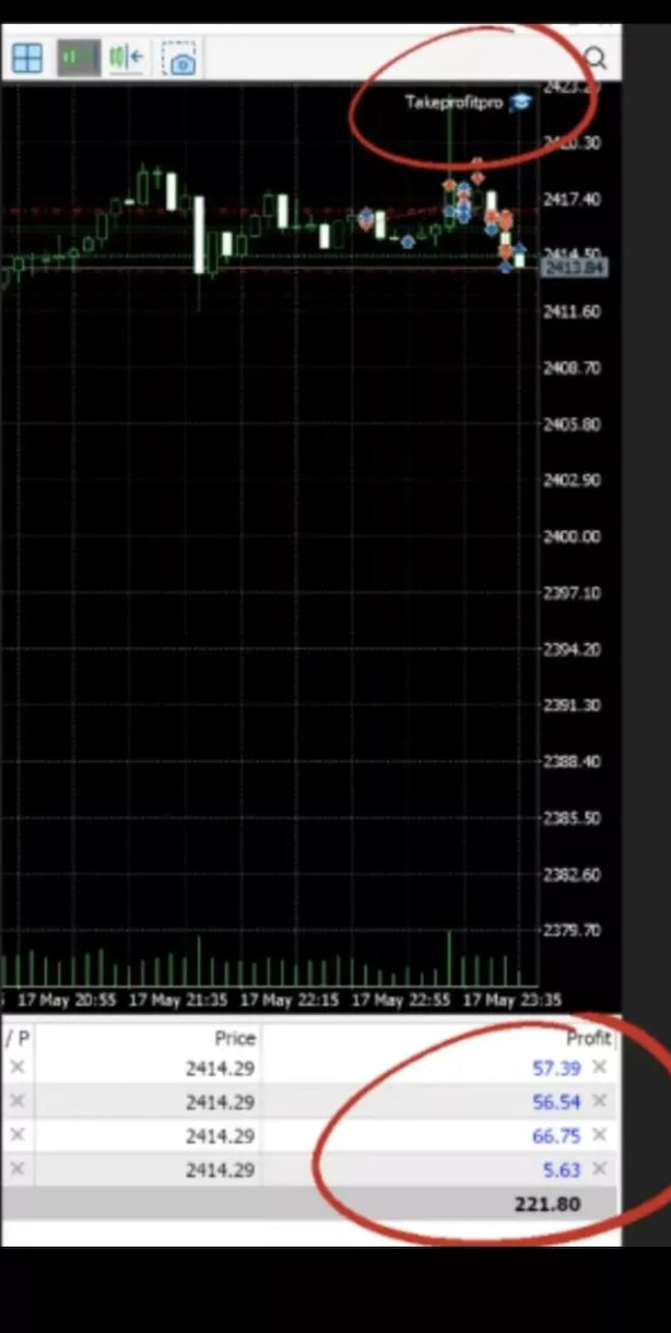 TakeProfitPro EA – Auto Trading Forex Robot – MT5 – Gold & BTCUSD