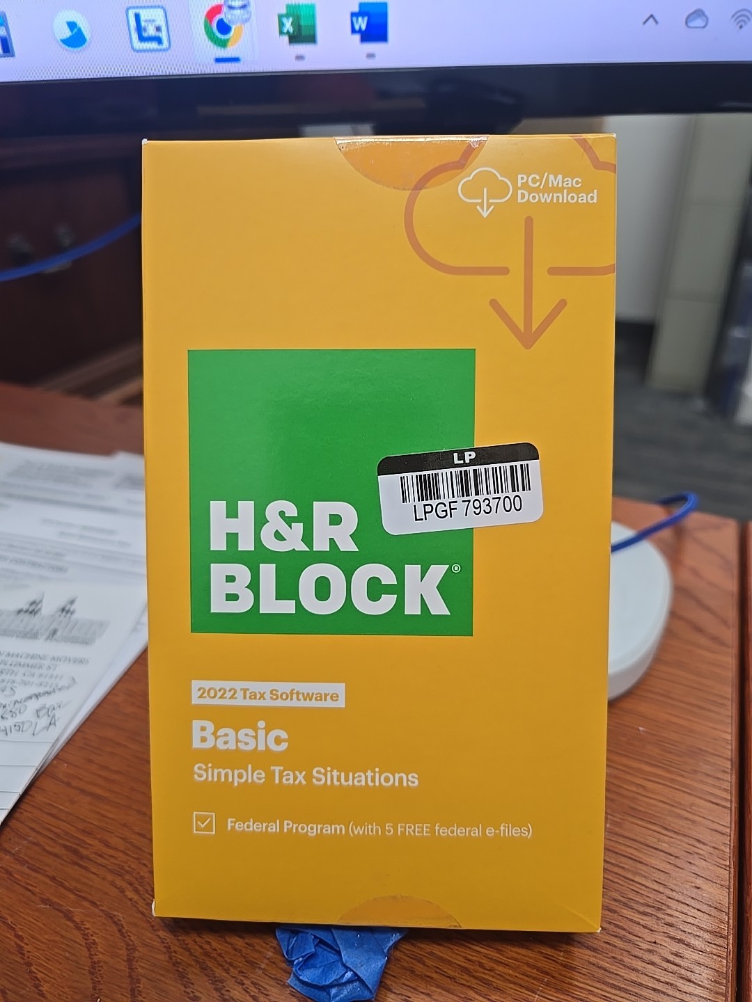 H&R Block 2022 Tax Software – Basic Tax Situations PC/MAC ***BRAND NEW**
