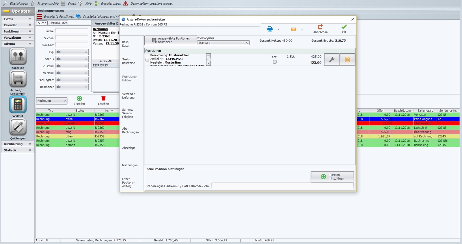 Software for Retail, Crafts, Service Providers, Online Trade, Entrepreneurs, Trade