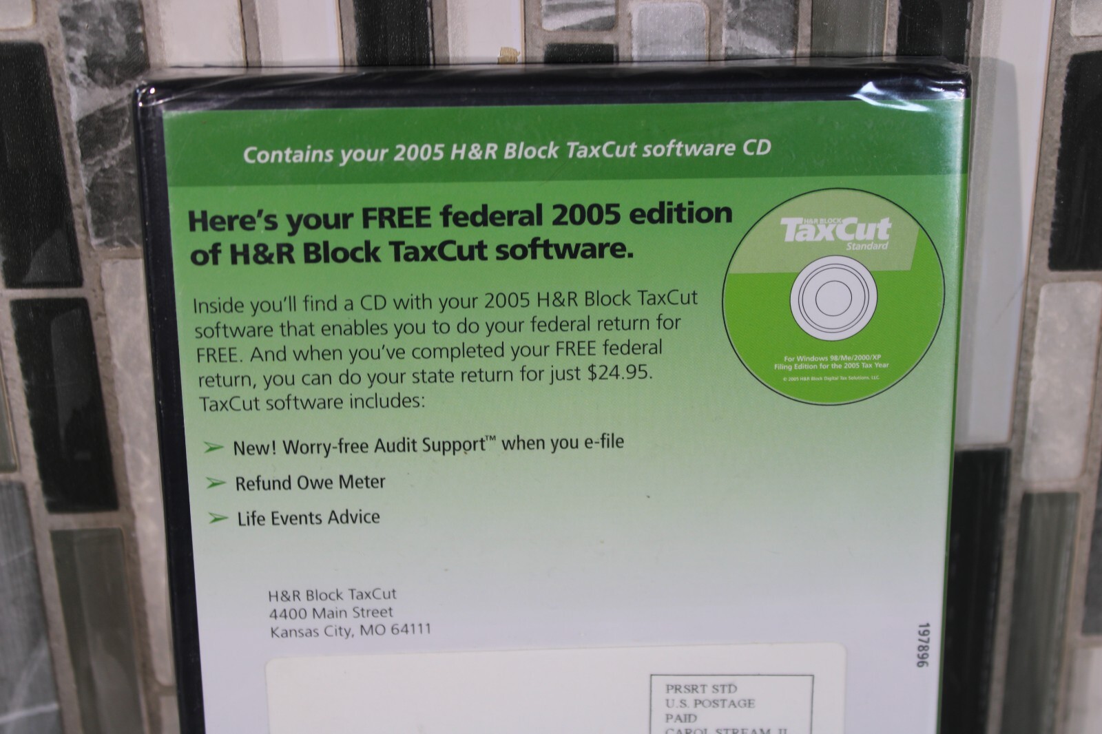 H&R Block Tax Cut Software 2005