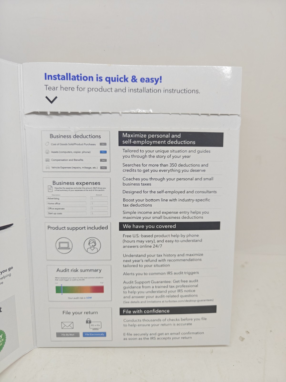 Turbotax Desktop Home & Business 2022 Complete w/CD