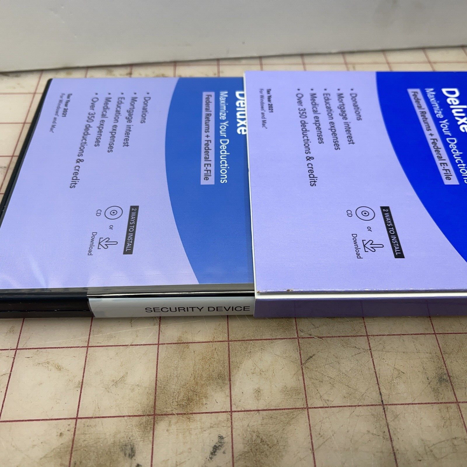 TurboTax DELUXE 2021 Federal+Efile Only NO State Windows /Mac NEW Sealed USA 🐿️