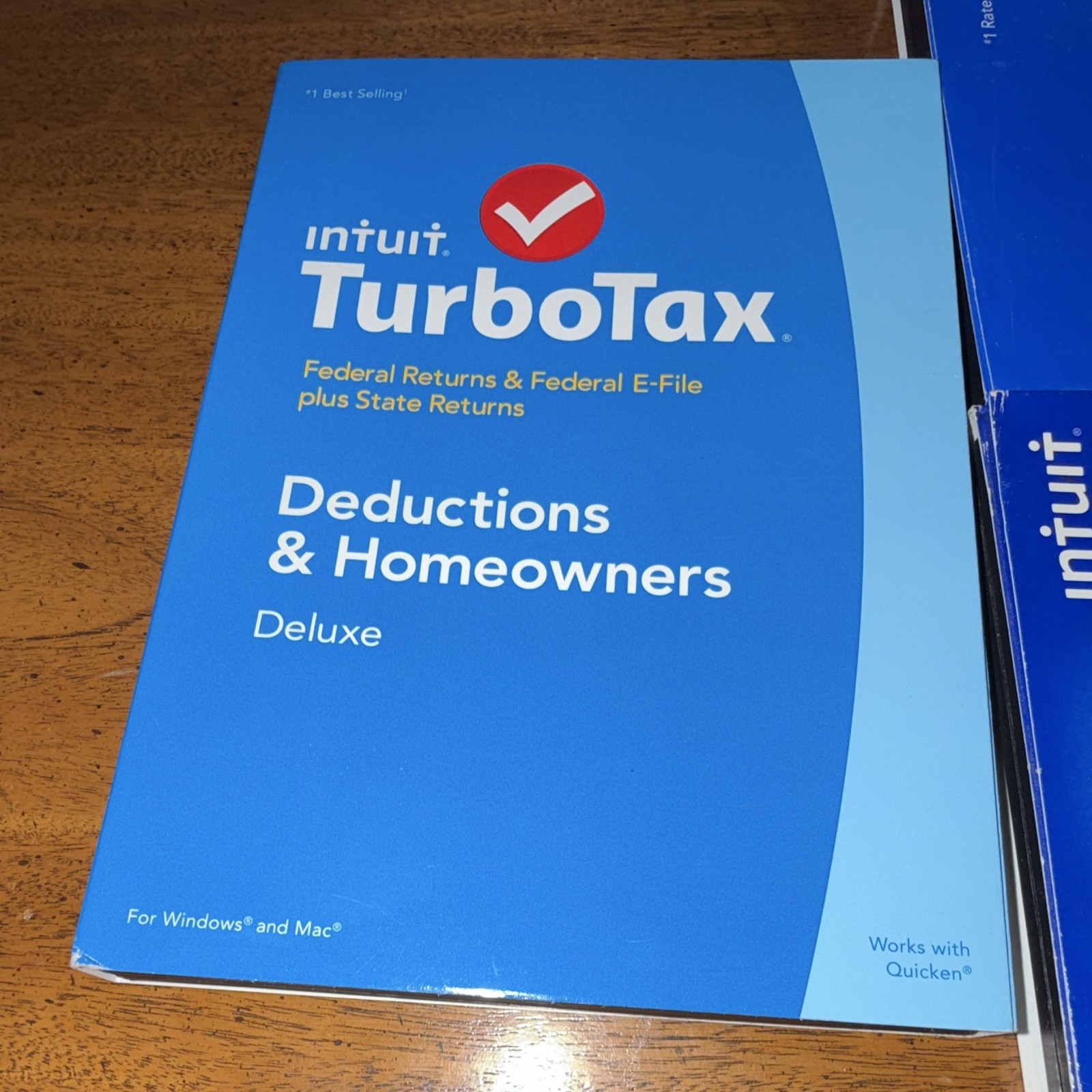 Intuit TurboTax Deluxe Tax Preparation Software 3 CD for Windows