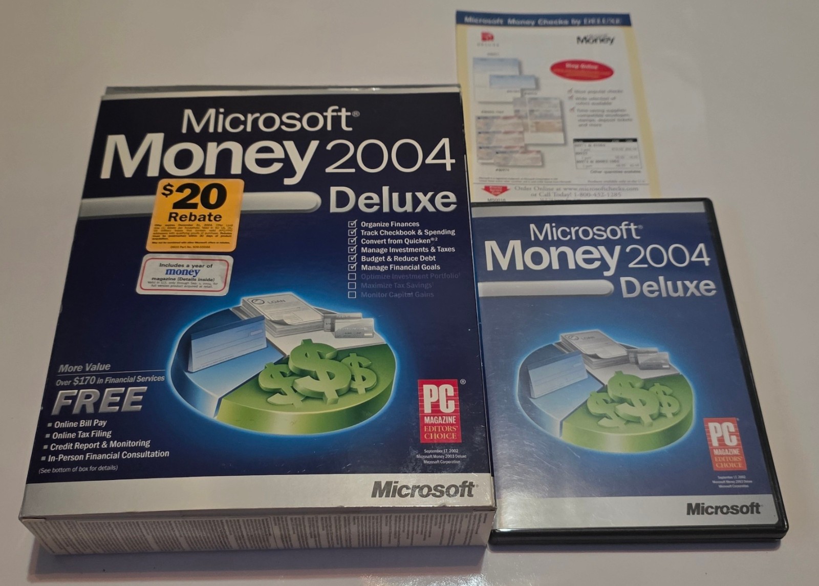 Microsoft Money 2004 Deluxe for Windows