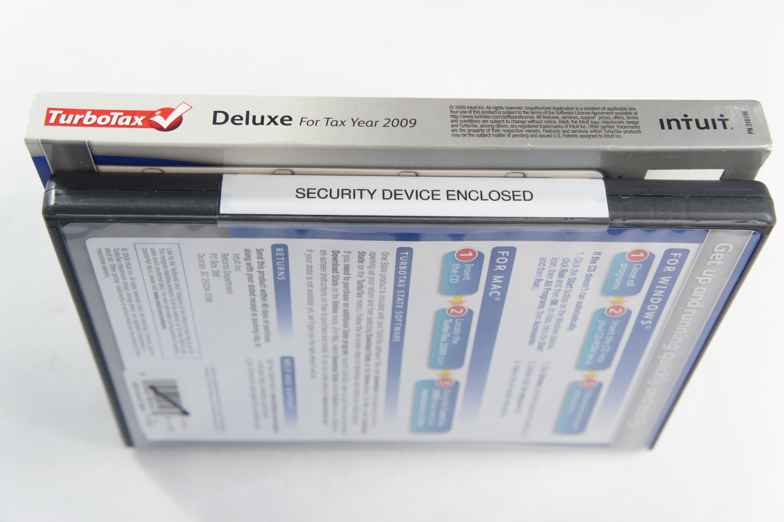 NEW Intuit Tax Year 2009 TurboTax Deluxe Federal and State Includes E-File/LN!