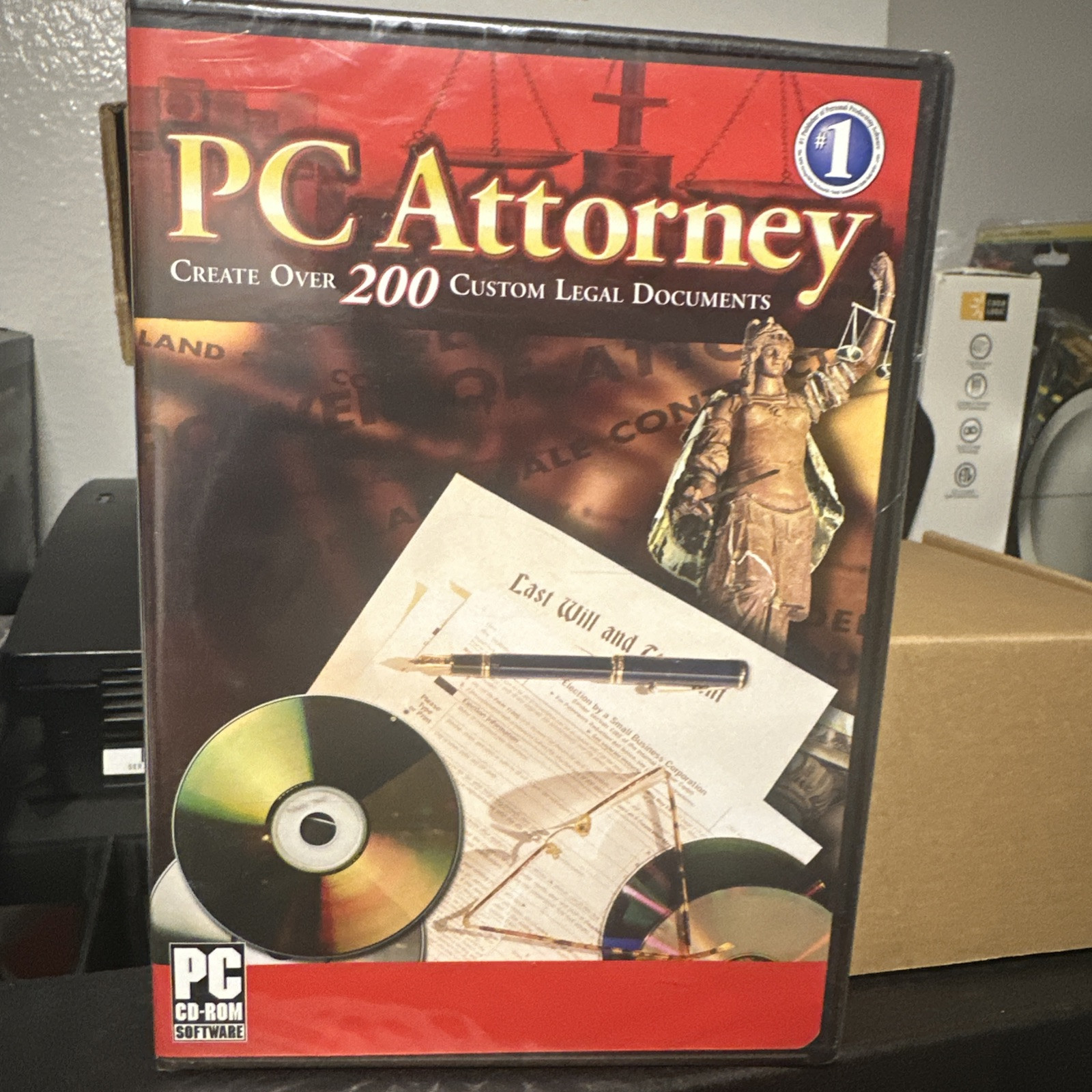 PC ATTORNEY – CREATE OVER 200 LEGAL DOCUMENTS PC CD-ROM SOFTWARE, WIN 98/XP