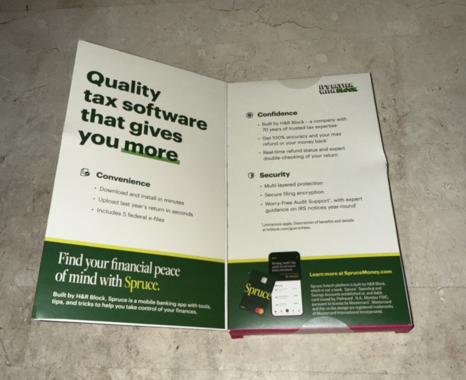 H&R Block 2024 Tax Software Deluxe Federal Only PC Win/Mac Key Card in Box NEW