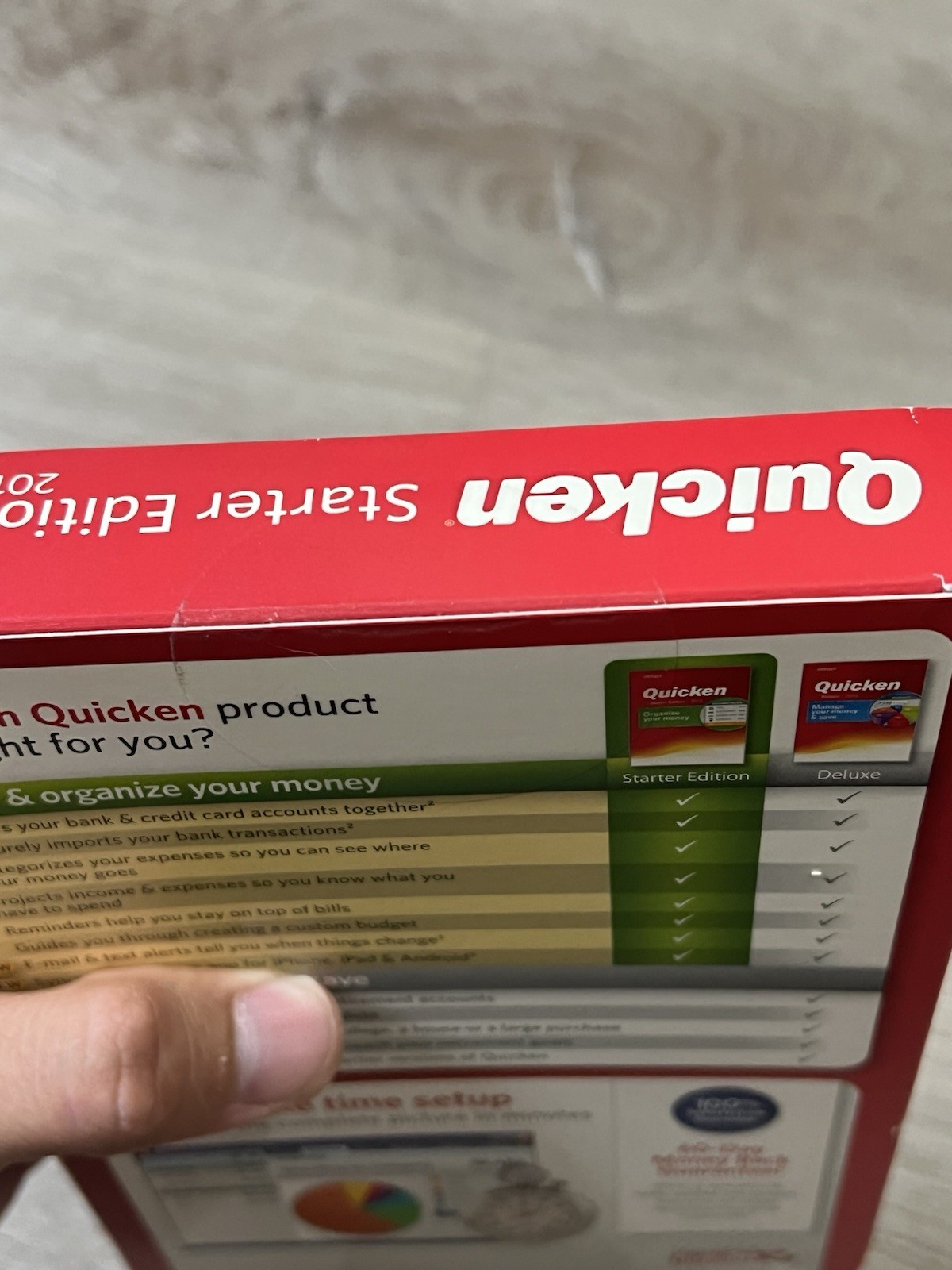 Intuit Quicken 2013 Starter Edition Orginize Your Money For XP SP2/Above Vista 7