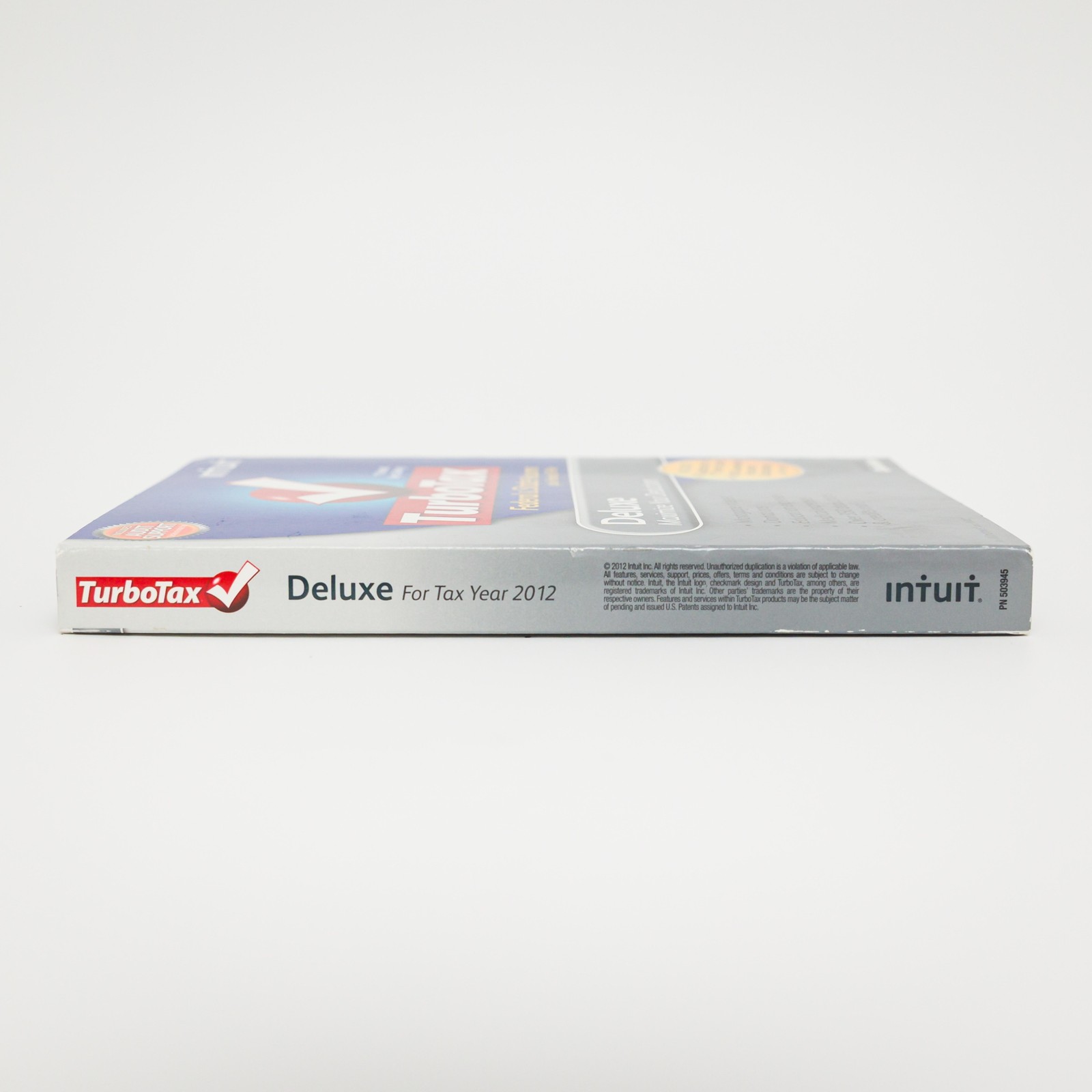 Intuit TurboTax Deluxe Federal & State 2012 Tax Software Windows Mac CD Disc