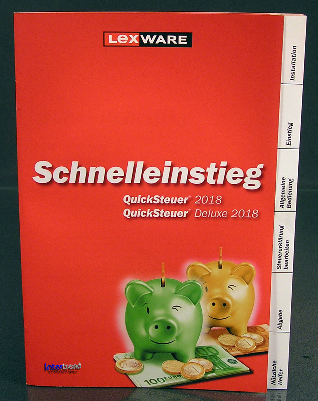 Lexware QuickSteuer 2018 Vollversion Box, CD, Handbuch (PDF) Steuerjahr 2017 NEU