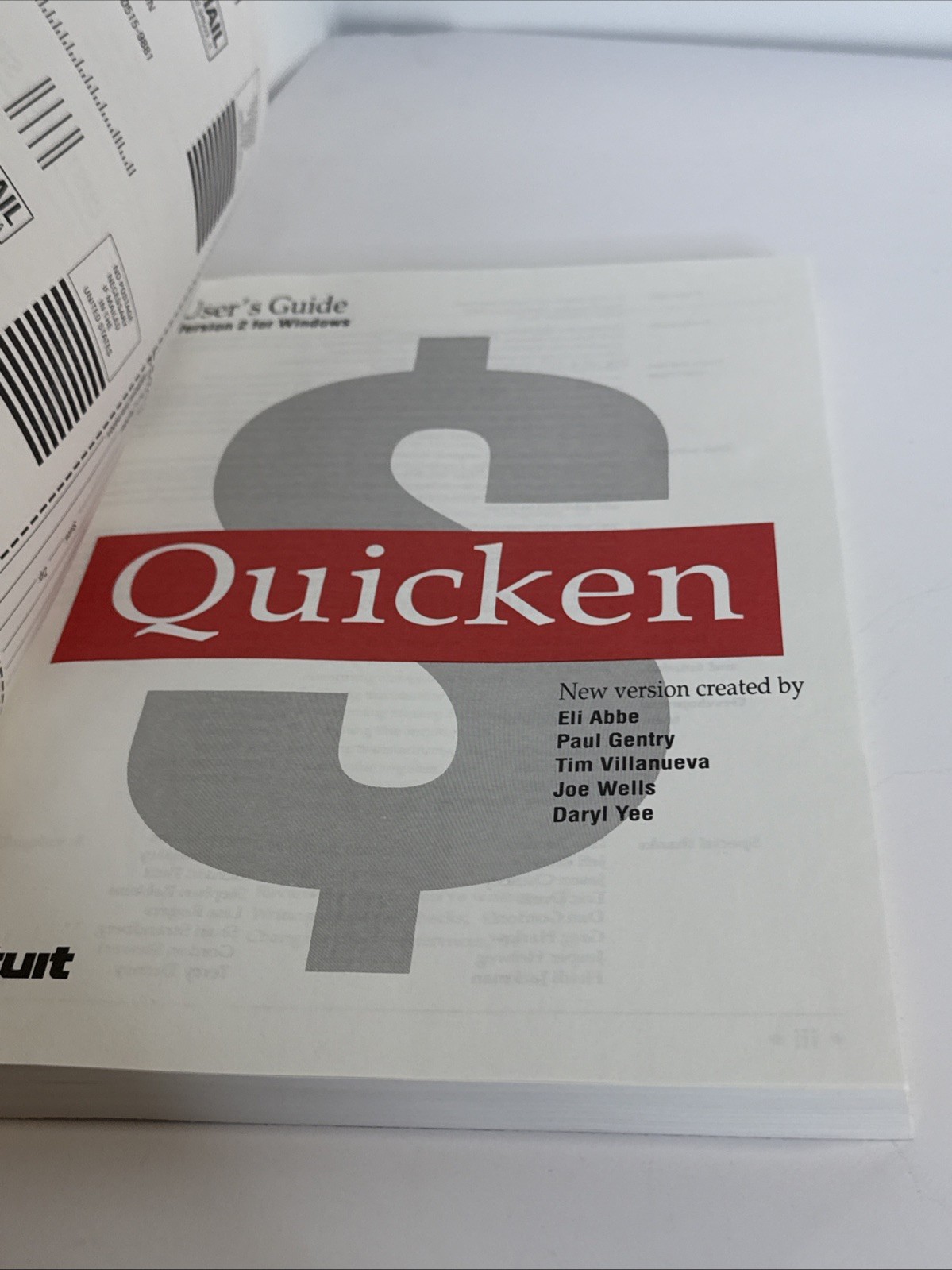 Intuit Quicken 2.0 Windows IBM Personal Finance Software W/ Disks Vintage 1992