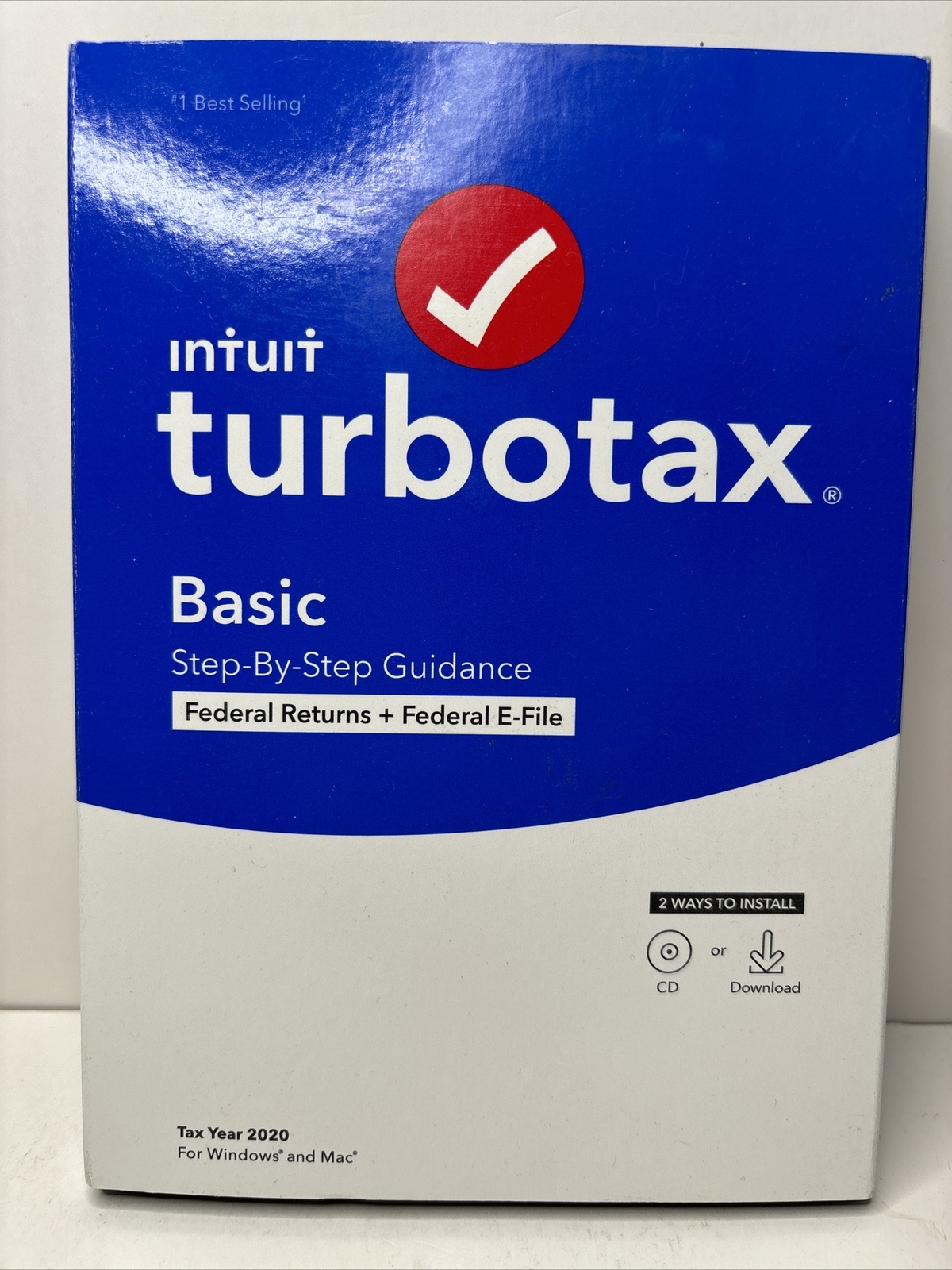 TurboTax Basic Federal + Efile 2020 Brand New Sealed- Fast Shipping