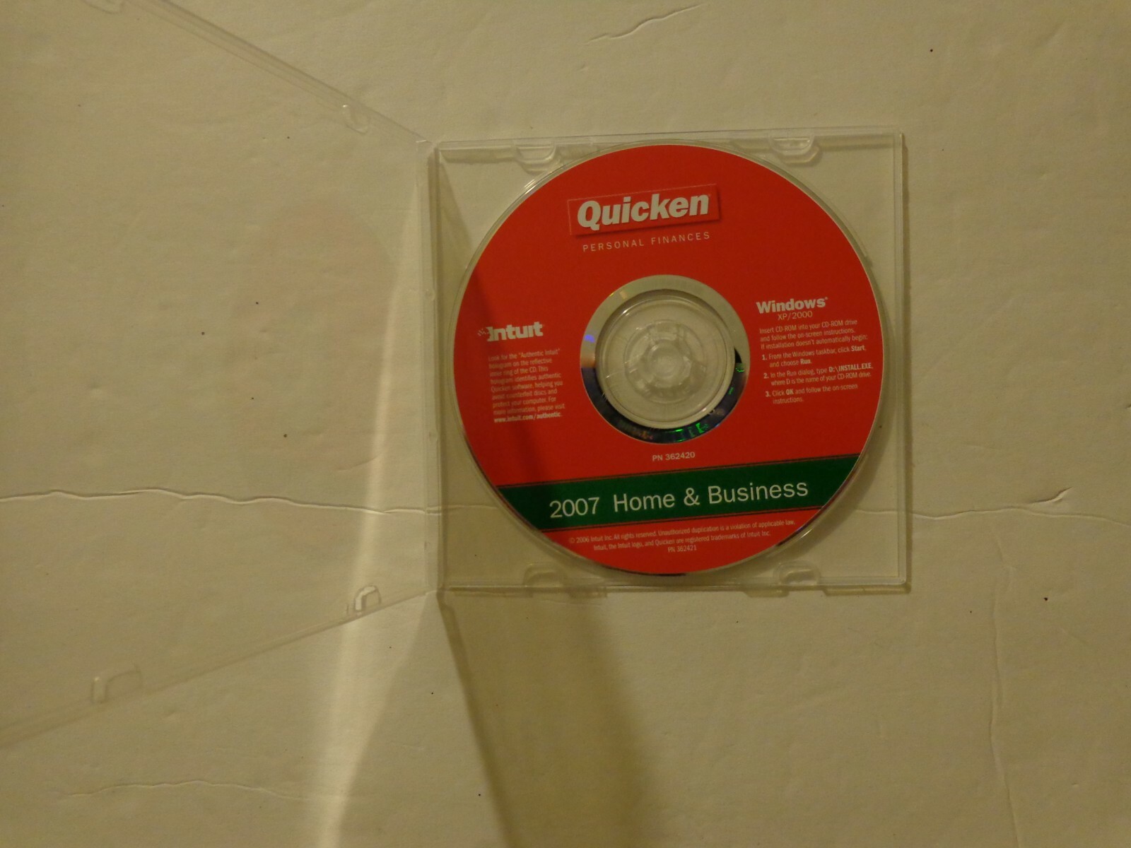 Quicken Home & Business 2007 For Windows