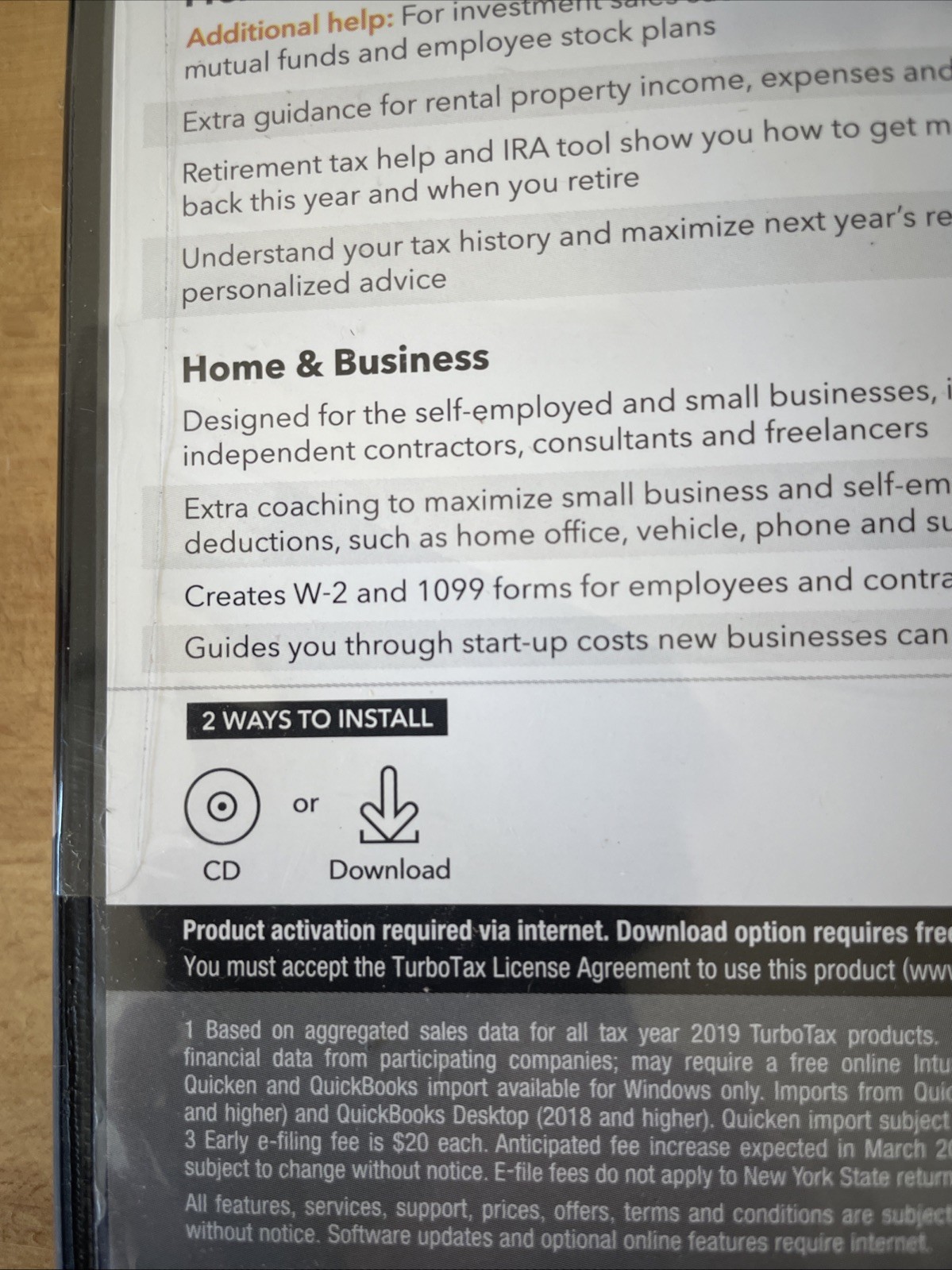 TurboTax Deluxe Fed & State Software 2020 NEW 2020 Tax Year