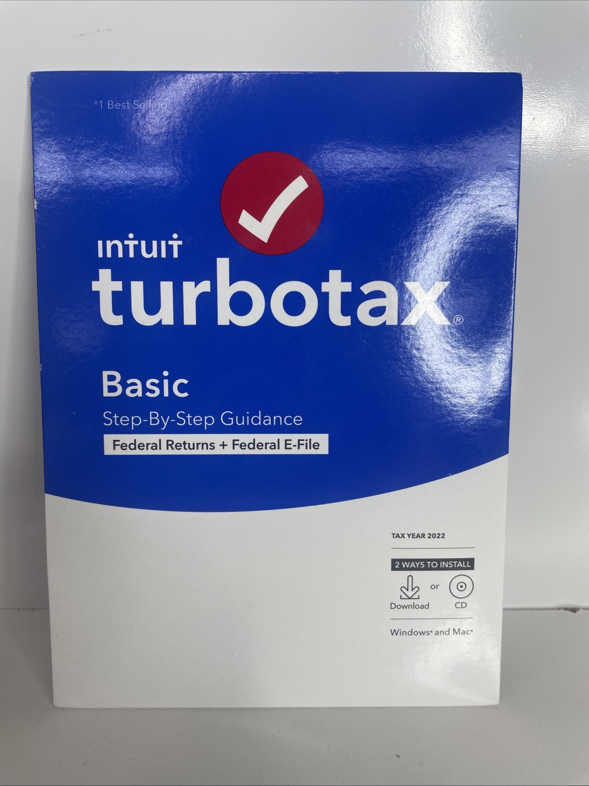🔥2022 intuit TurboTax Basic PC Mac CD Download Federal Returns + Federal E-File