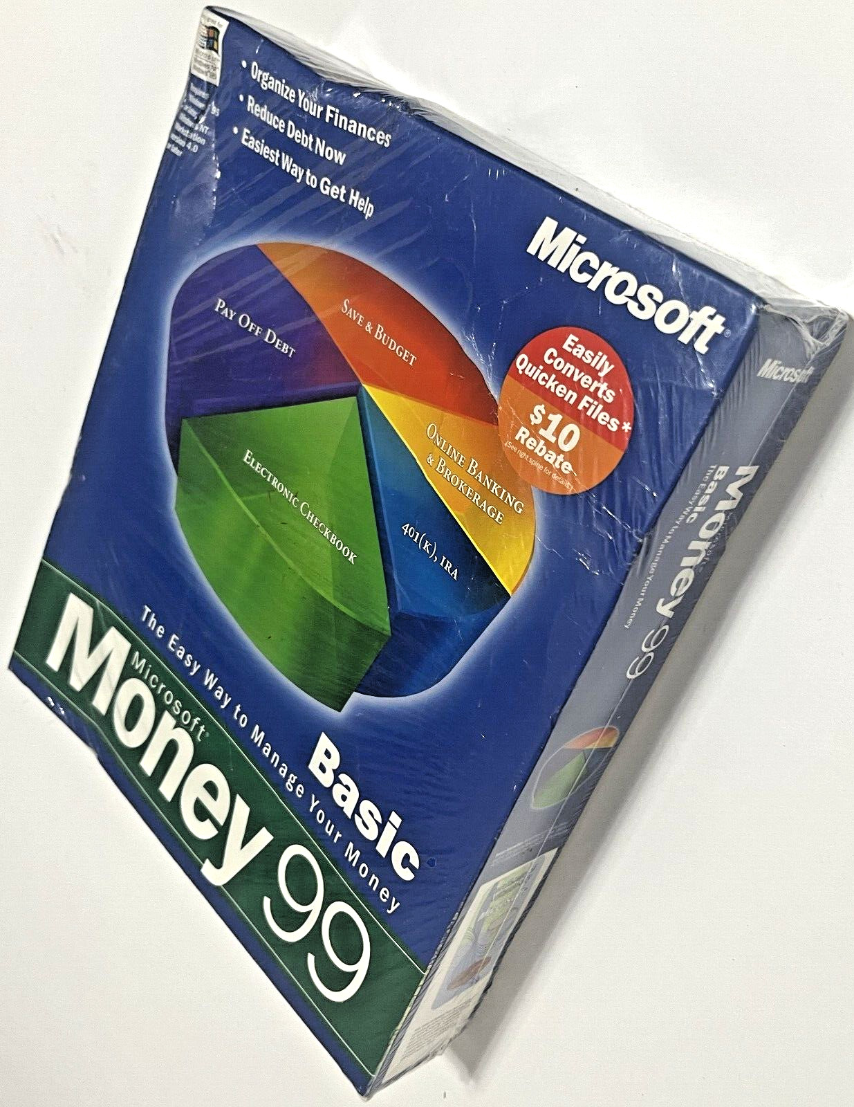 MICROSOFT Vintage Money 99 Basic for Windows Original Retail CD NEW SEALED