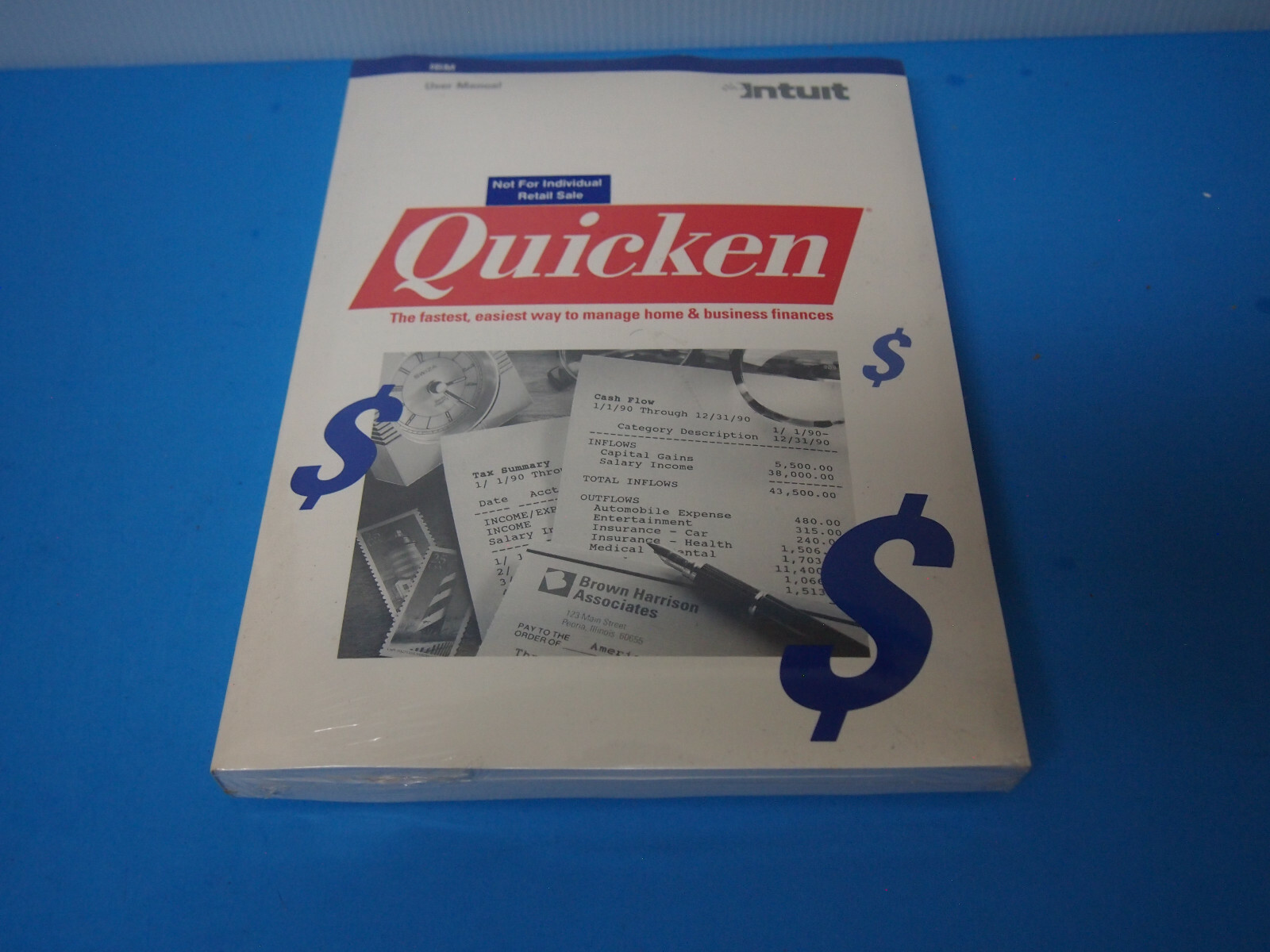 Quicken IBM INTUIT 3.5 Floppy for Windows IBM NEW SEALED 1026A