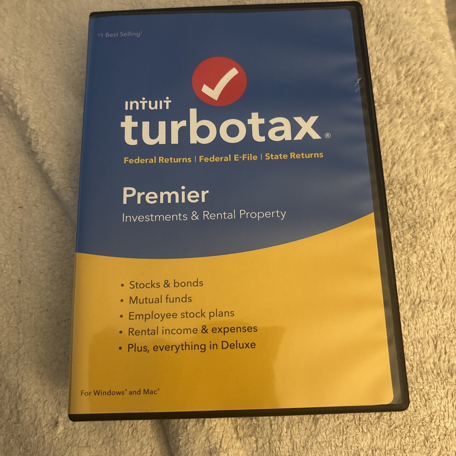 TurboTax 2018 Premier Plus State Software CD [PC & Mac]