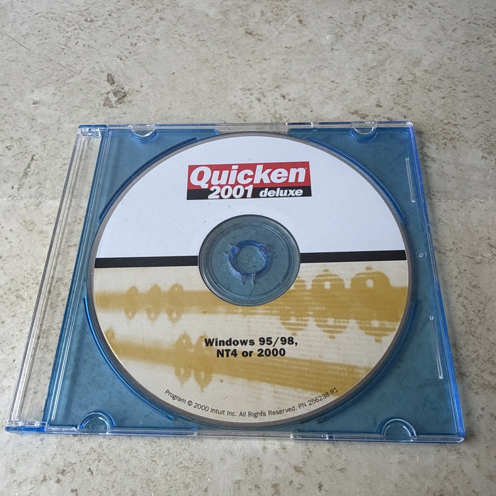 Quicken 2001 Deluxe Financial Software Windows Version CD quicken 2001 2000