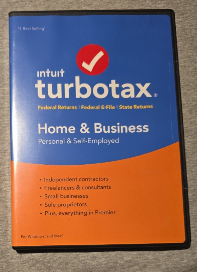 Turbotax HOME & BUSINESS 2016 Retail BOXED Sealed CD