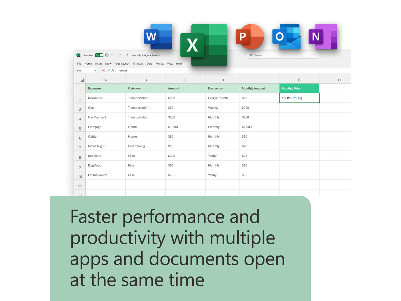 Microsoft Office Home & Business 2024 | One time purchase, 1 Device | Windows 10