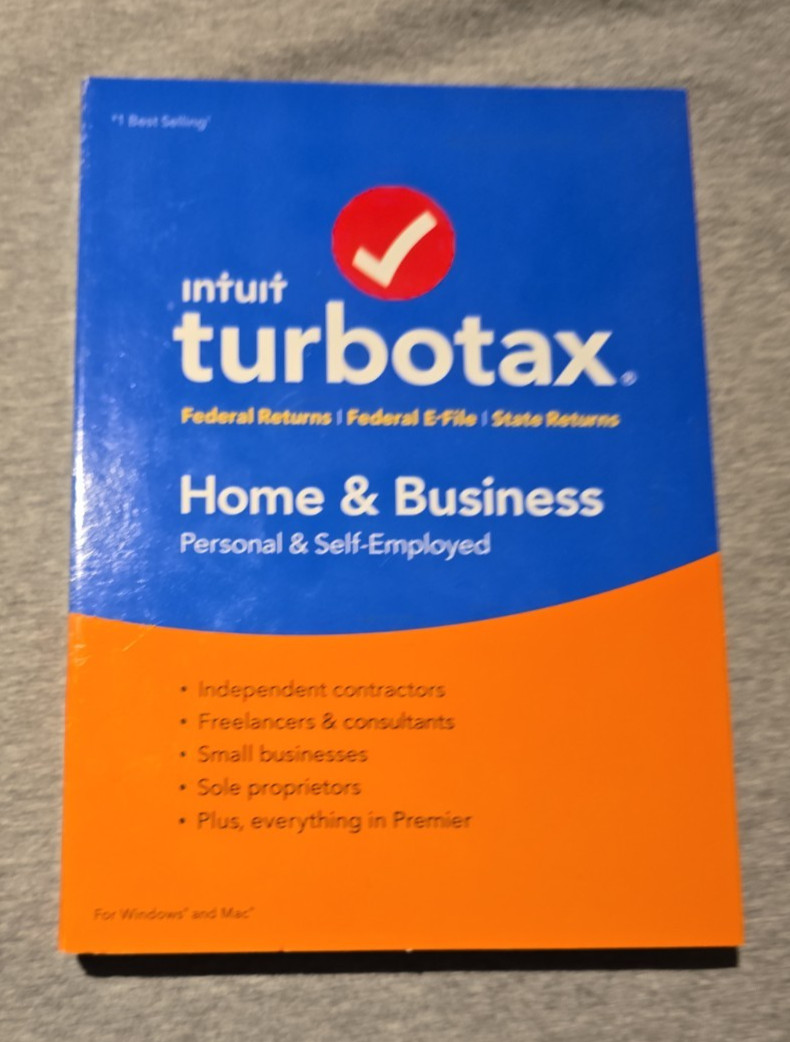 Turbotax HOME & BUSINESS 2017 Retail BOXED Sealed CD