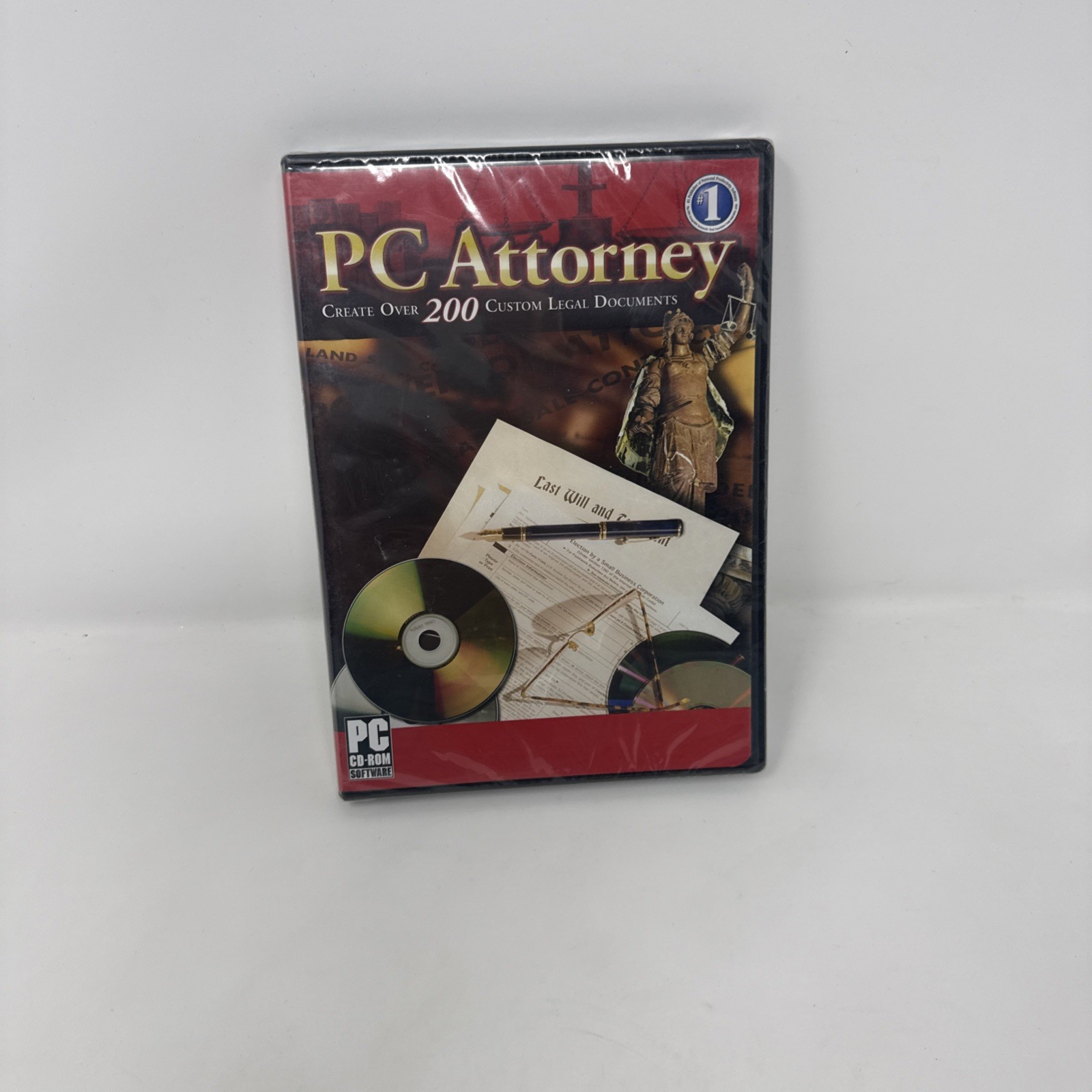 PC ATTORNEY – CREATE OVER 200 LEGAL DOCUMENTS PC CD-ROM SOFTWARE, WIN 98/XP