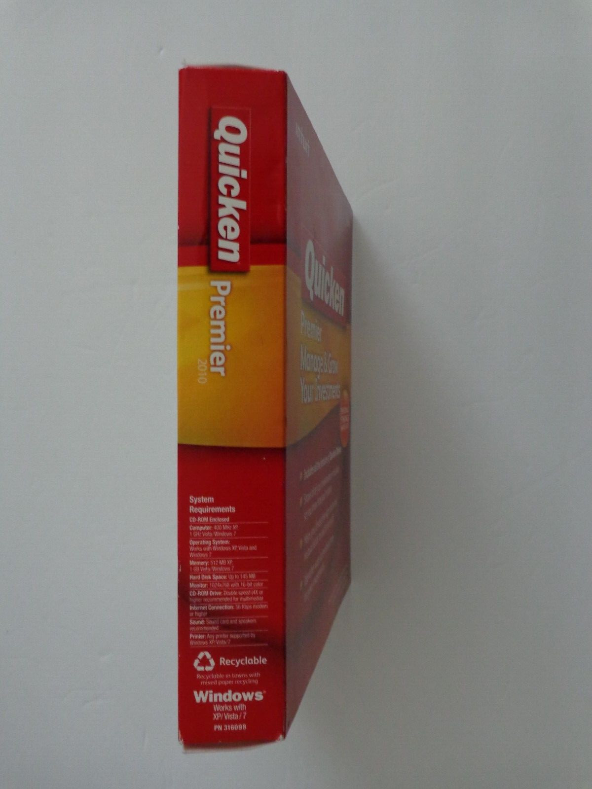 Quicken Premier 2010 For Windows