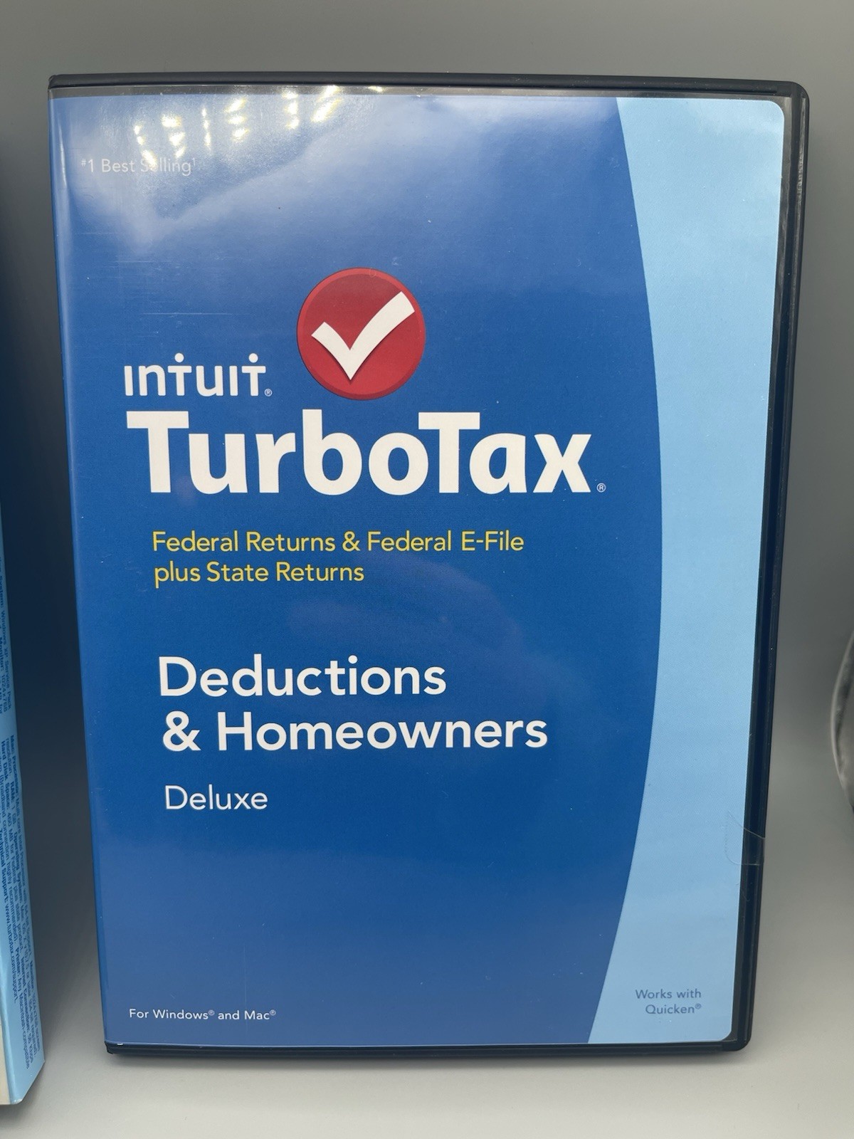 TurboTax Deluxe 2014 Federal & State Returns E-File Windows MAC Tax Software