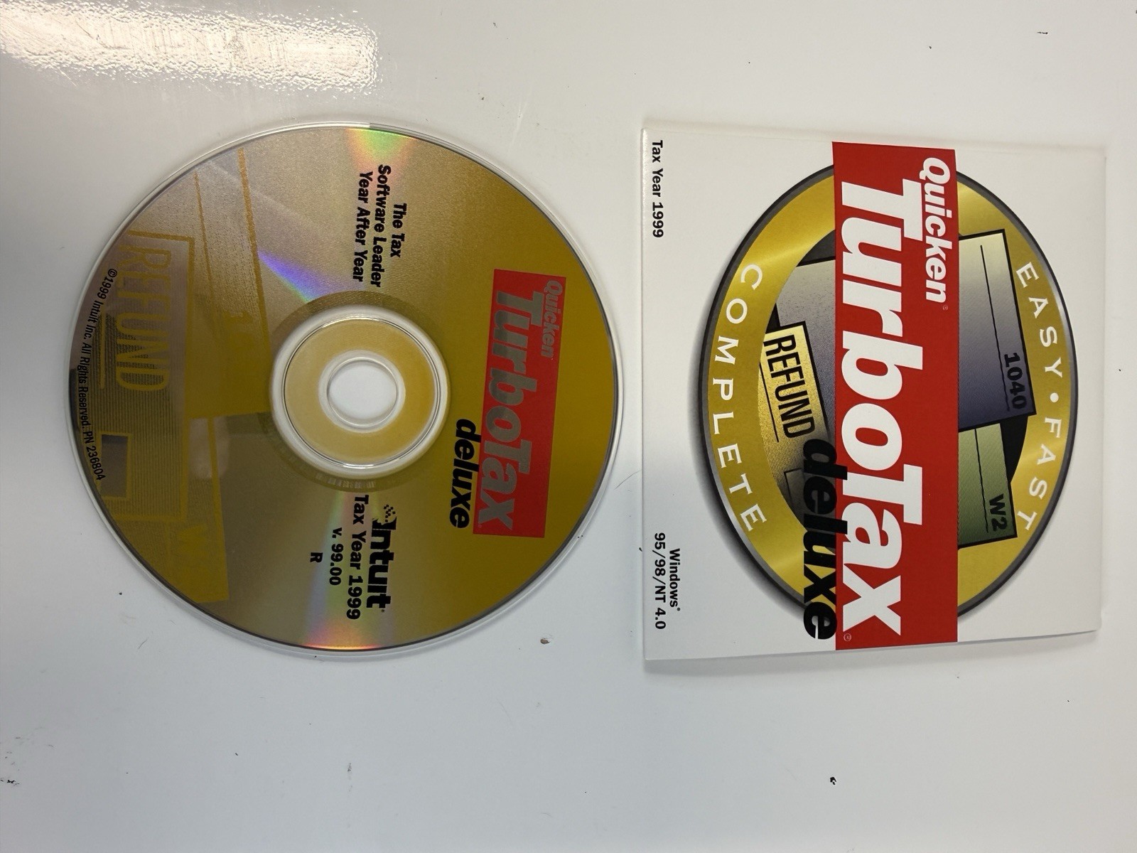 TurboTax Complete 1997 Federal Tax Return Windows 95 & 3.1 CD Vintage Software