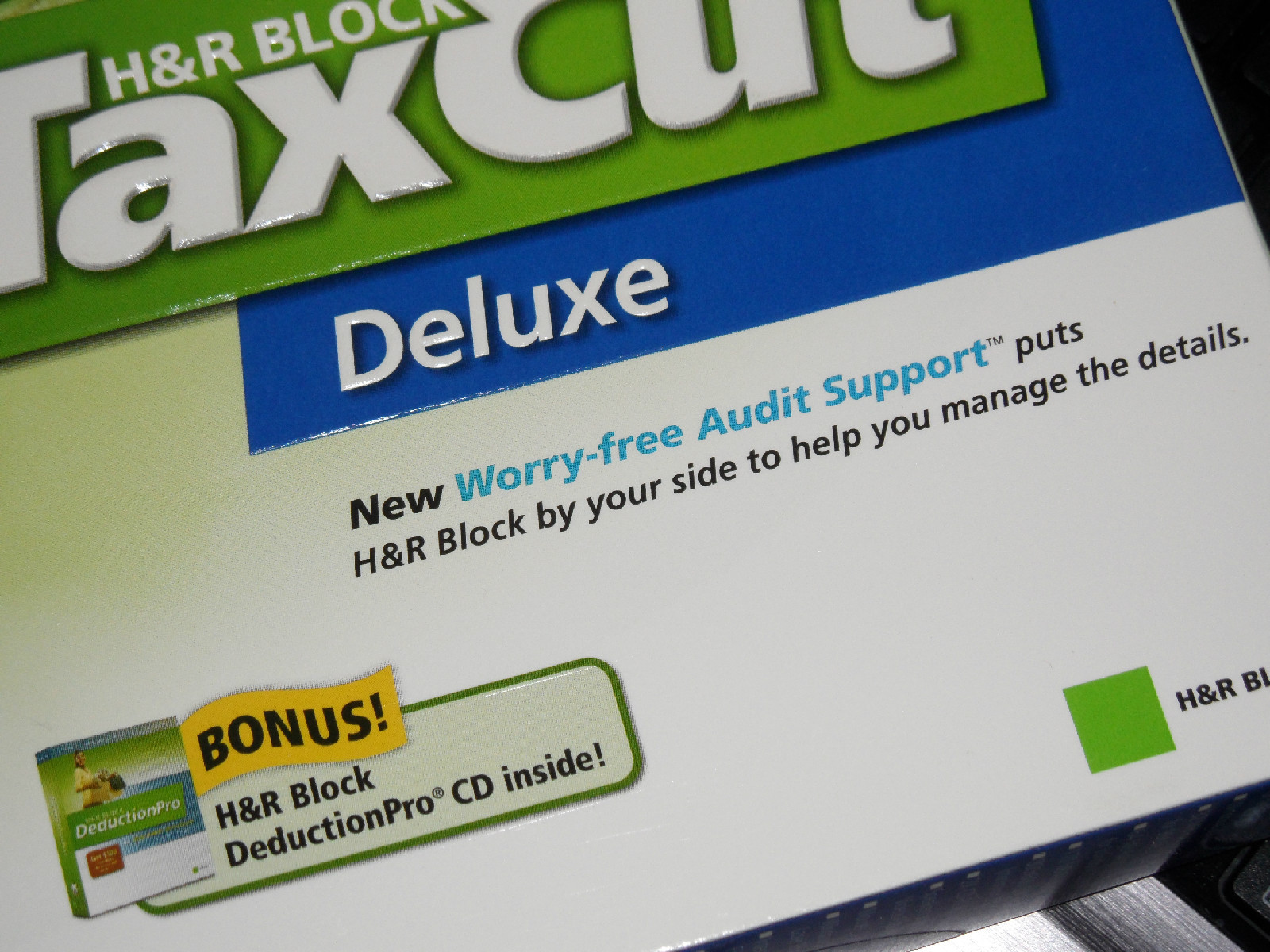 2005 TaxCut DELUXE turbo H&R Block Tax Cut New original sealed CD in the Box