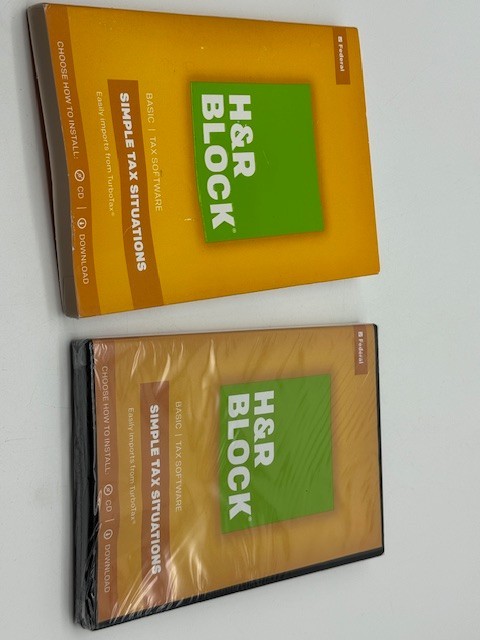 H&R BLOCK 2018 FEDERAL BASIC SIMPLE TAX SITUATIONS SOFTWARE FACTORY SEALED