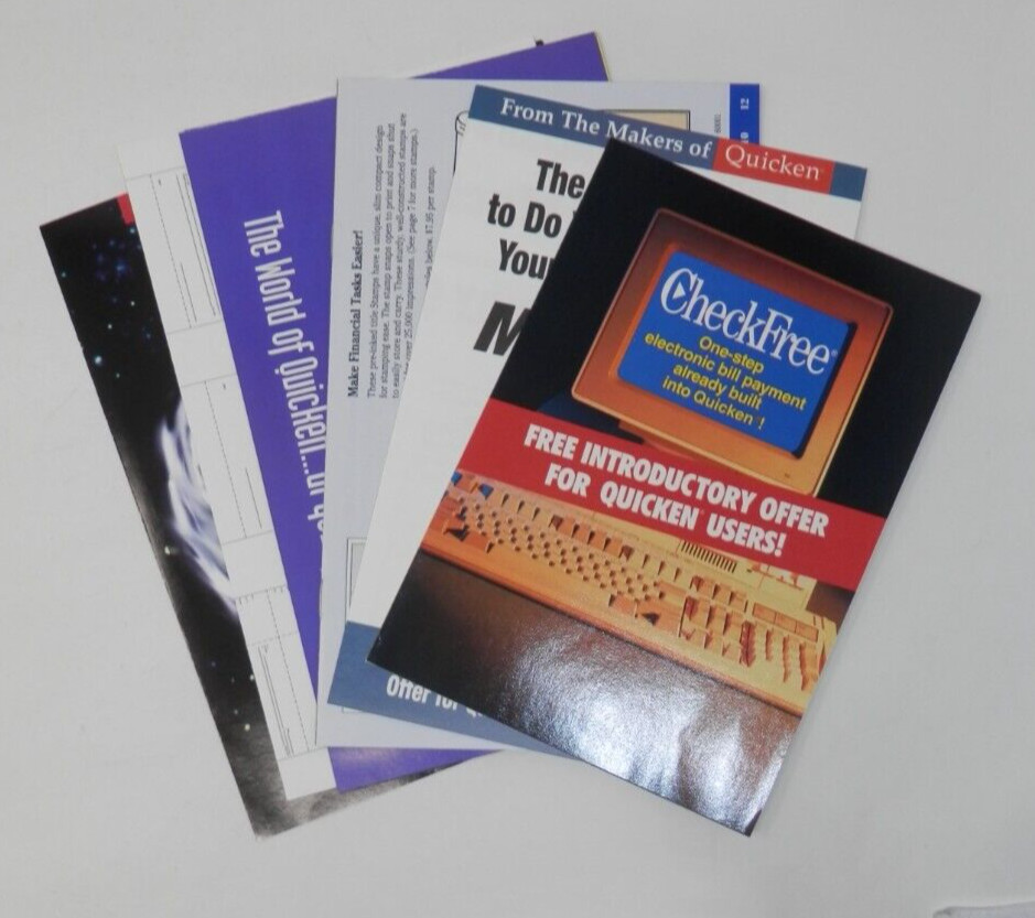 Quicken for Macintosh Version 5 New for 95 • 3.5″ Floppy Big Box Software Intuit