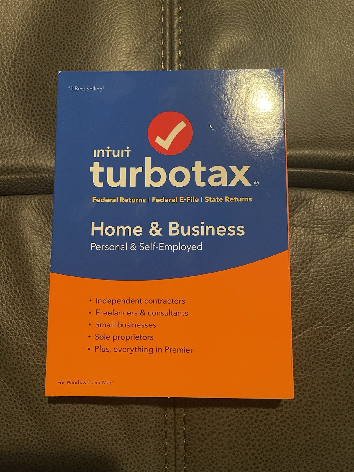 2017 Intuit TurboTax Home & Business Tax Preparation CD Windows/Mac