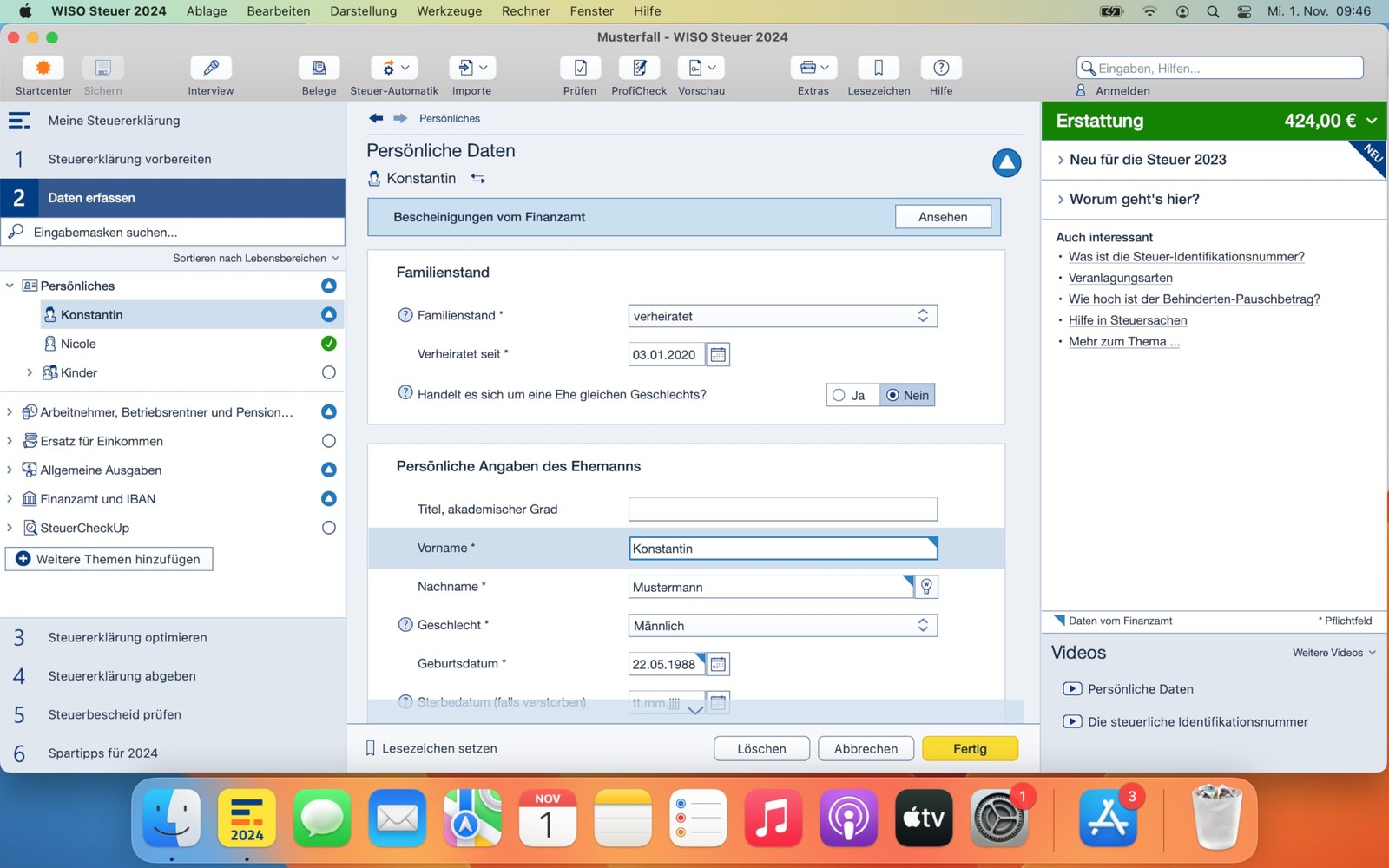 WISO Tax 2024 for Tax Year 2023, For Windows, Mac, Smartphones and Table…