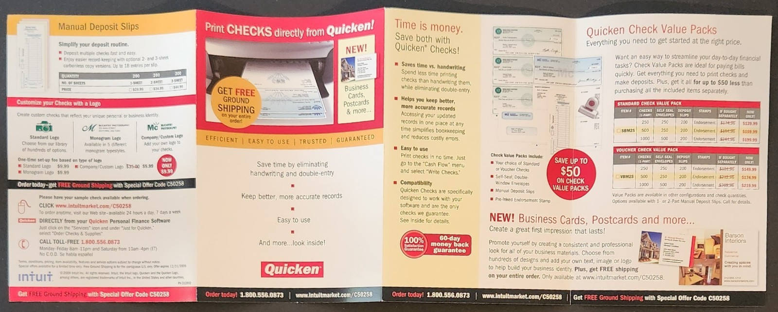 2009 Quicken Deluxe Intuit Disc PSA Clean w/ Case & Guide – No Key Code
