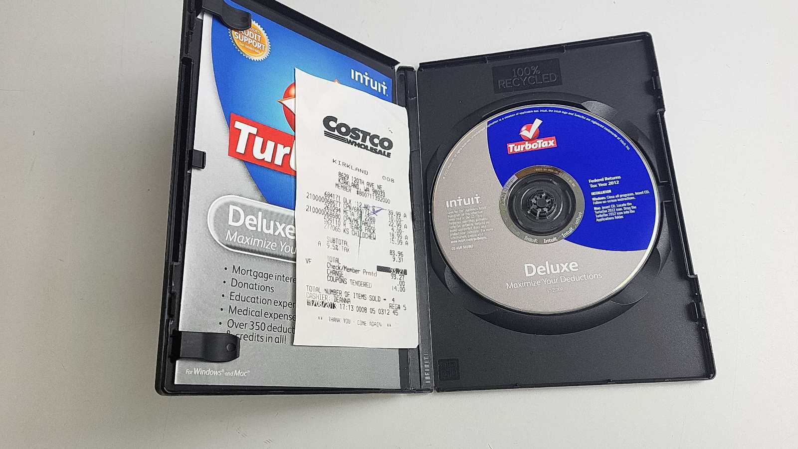 TurboTax Deluxe 2012 – Federal