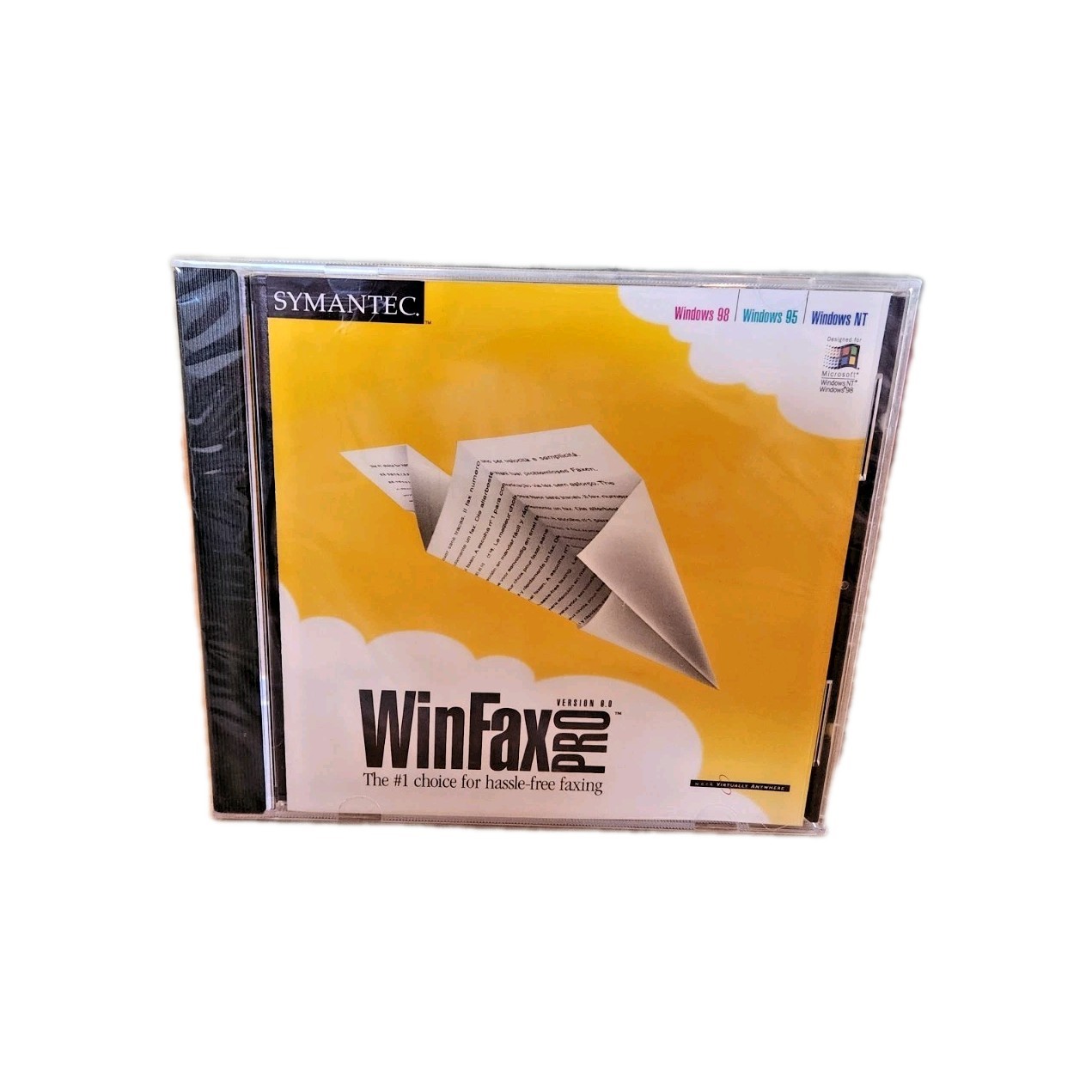 WinFax Pro Version 9.0 software for Windows OS Symantec New Factory Sealed 1998