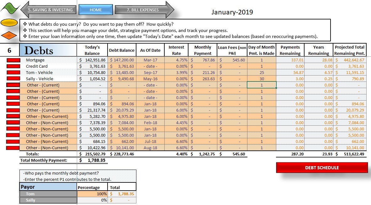 Budget Planner, Personal Finance, Bill Organizer, Intelligent Tax Return Plan